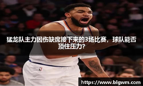 猛龙队主力因伤缺席接下来的3场比赛，球队能否顶住压力？
